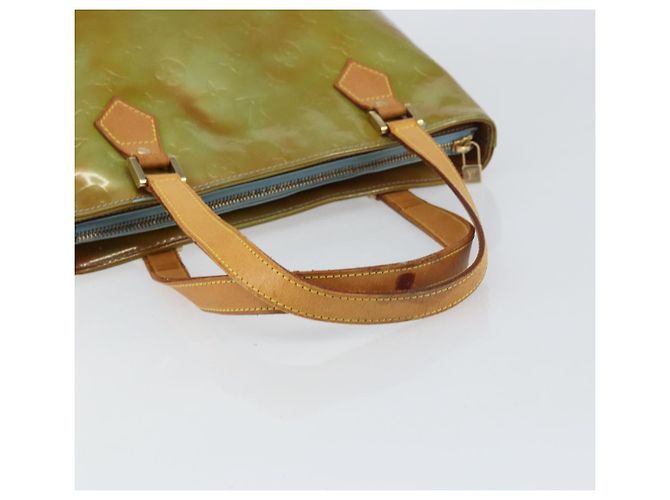 LOUIS VUITTON Borsa a Mano Monogram Vernis Houston Blu Baby M91005 LV Auth 156520 Blu chiaro - vista 7