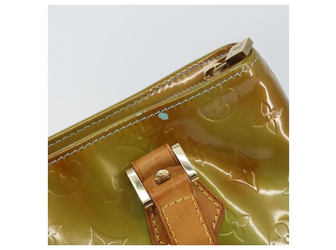 LOUIS VUITTON Borsa a Mano Monogram Vernis Houston Blu Baby M91005 LV Auth 156520 Blu chiaro - vista 9