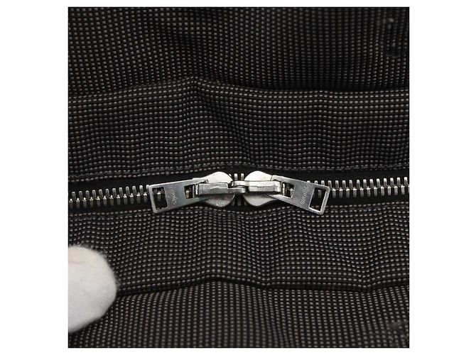 Hermès HERMES Handtasche Her Line MM Canvas Grau Silber Auth 153727 Braun - Ansicht 10