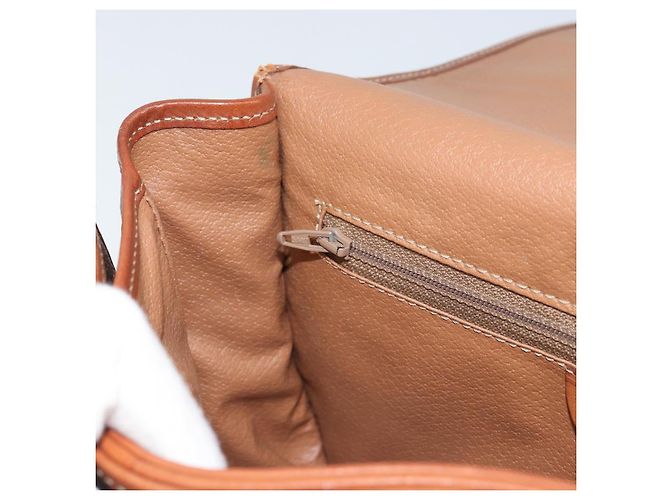 Céline Borsa a spalla in tela Macadam CELINE in pelle PVC marrone oro Auth ep12229 D'oro - vista 22