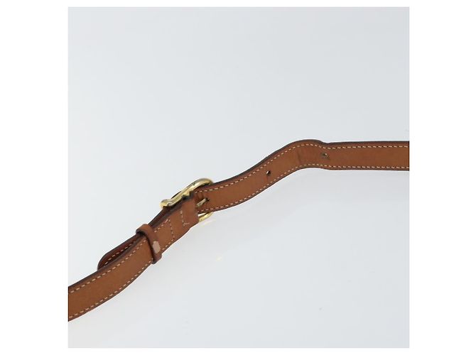 Céline Borsa a spalla in tela Macadam CELINE in pelle PVC marrone oro Auth ep12229 D'oro - vista 8