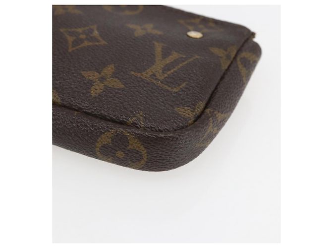 LOUIS VUITTON Collezione Etichetta Monogram Trousse Cre Pouch M63800 LV Auth 156625 - vista 15
