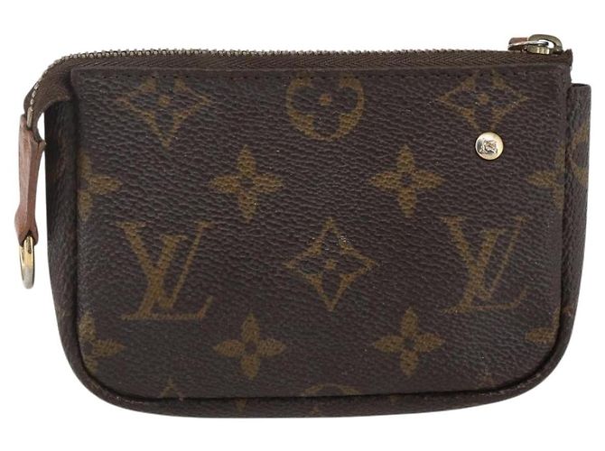 LOUIS VUITTON Collezione Etichetta Monogram Trousse Cre Pouch M63800 LV Auth 156625 - vista 2