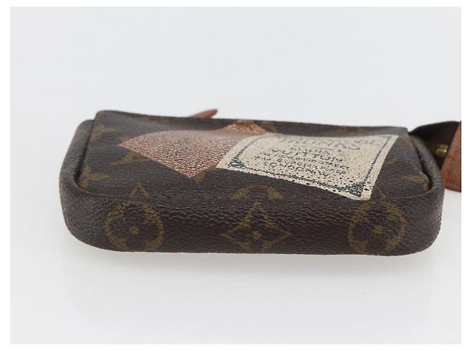 LOUIS VUITTON Collezione Etichetta Monogram Trousse Cre Pouch M63800 LV Auth 156625 - vista 6