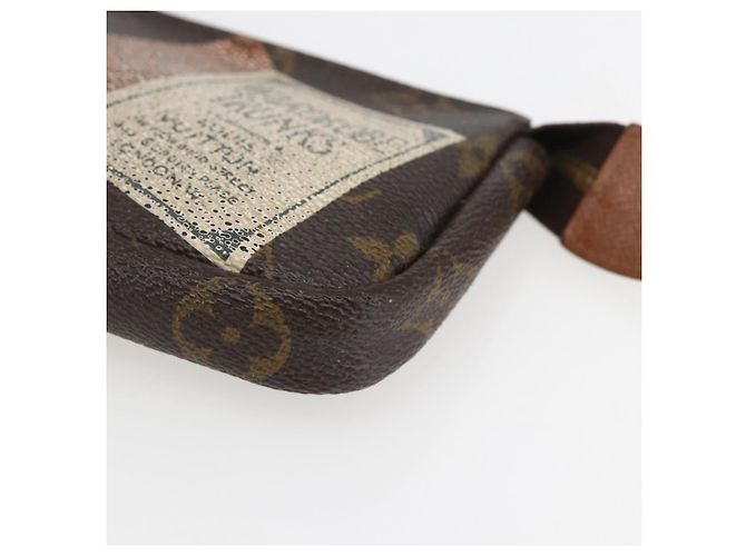 LOUIS VUITTON Collezione Etichetta Monogram Trousse Cre Pouch M63800 LV Auth 156625 - vista 7