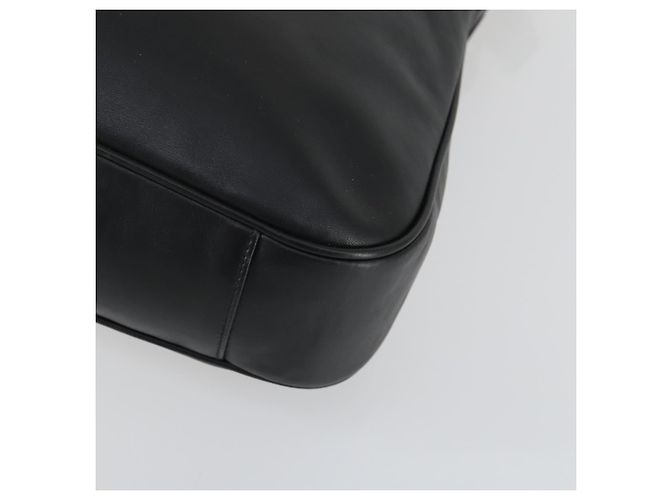 Borsa a Spalla in Pelle Gucci Bamboo 2way Nera Oro 001 1577 2123 Auth kk577 Nero D'oro - vista 16