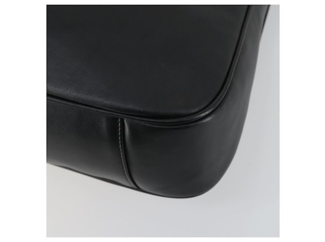 Borsa a Spalla in Pelle Gucci Bamboo 2way Nera Oro 001 1577 2123 Auth kk577 Nero D'oro - vista 18