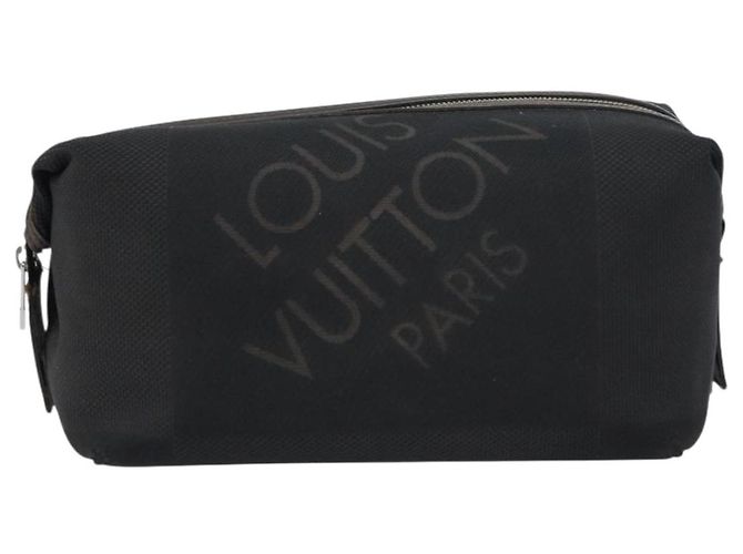 LOUIS VUITTON Borsa Trousse Albatross Damier Geant Nera M93091 Auth am10074 Nero - vista 13