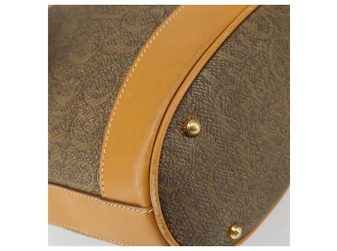GUCCI Schultertasche aus Canvas Leder Beige Gold Auth ep12266 Golden - Ansicht 14
