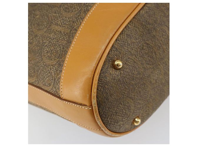 GUCCI Schultertasche aus Canvas Leder Beige Gold Auth ep12266 Golden - Ansicht 16