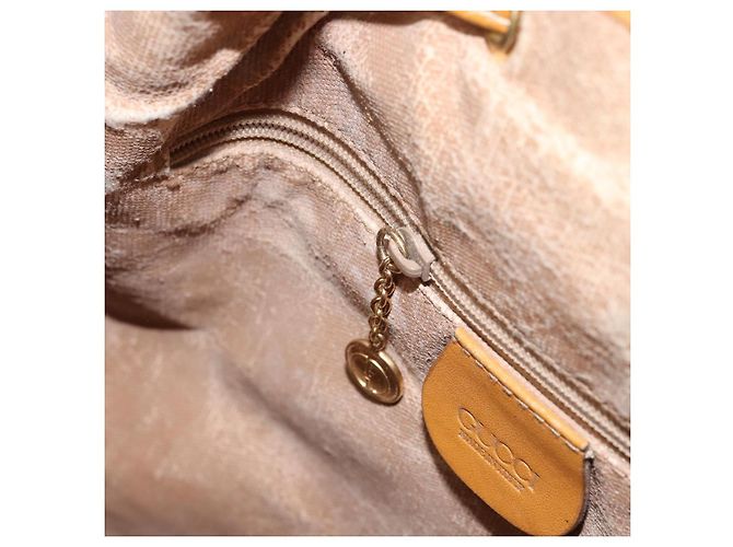 GUCCI Schultertasche aus Canvas Leder Beige Gold Auth ep12266 Golden - Ansicht 21