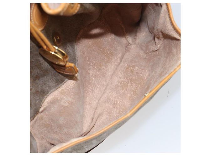 GUCCI Schultertasche aus Canvas Leder Beige Gold Auth ep12266 Golden - Ansicht 23