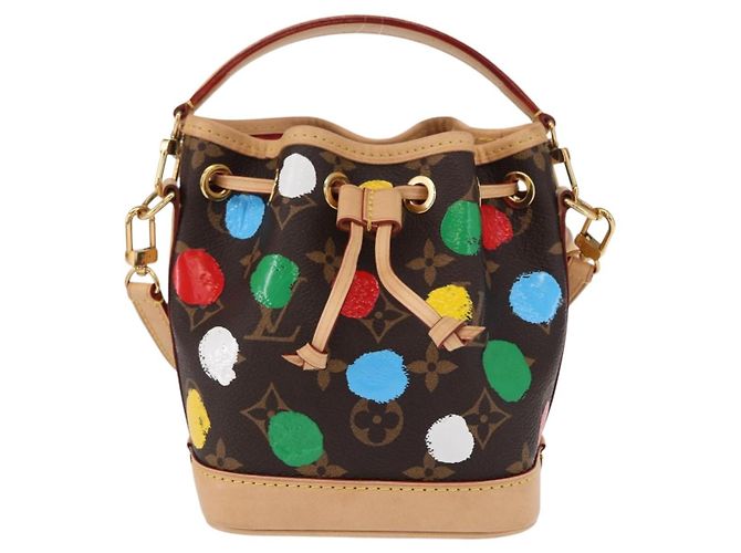 LOUIS VUITTON Borsa a Spalla Nanonoe Monogram Yayoi Kusama M81863 LV Auth 159147SM Monogramma - vista 13