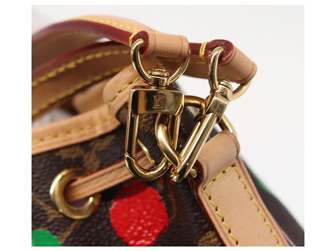 LOUIS VUITTON Borsa a Spalla Nanonoe Monogram Yayoi Kusama M81863 LV Auth 159147SM Monogramma - vista 19