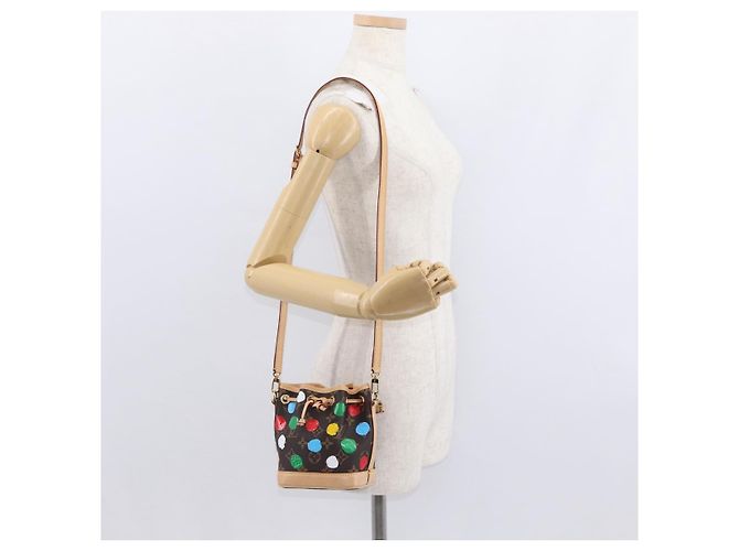 LOUIS VUITTON Borsa a Spalla Nanonoe Monogram Yayoi Kusama M81863 LV Auth 159147SM Monogramma - vista 24
