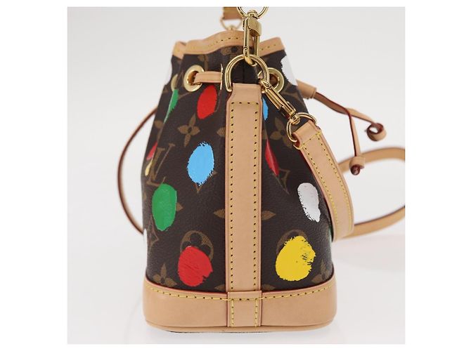 LOUIS VUITTON Borsa a Spalla Nanonoe Monogram Yayoi Kusama M81863 LV Auth 159147SM Monogramma - vista 4