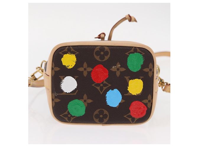 LOUIS VUITTON Borsa a Spalla Nanonoe Monogram Yayoi Kusama M81863 LV Auth 159147SM Monogramma - vista 5