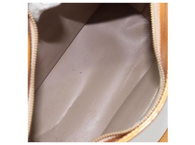 LOUIS VUITTON Borsa a Mano Houston Monogram Vernis Beige M91004 LV Auth 156696 - vista 10