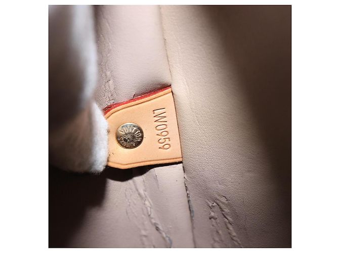 LOUIS VUITTON Borsa a Mano Houston Monogram Vernis Beige M91004 LV Auth 156696 - vista 12