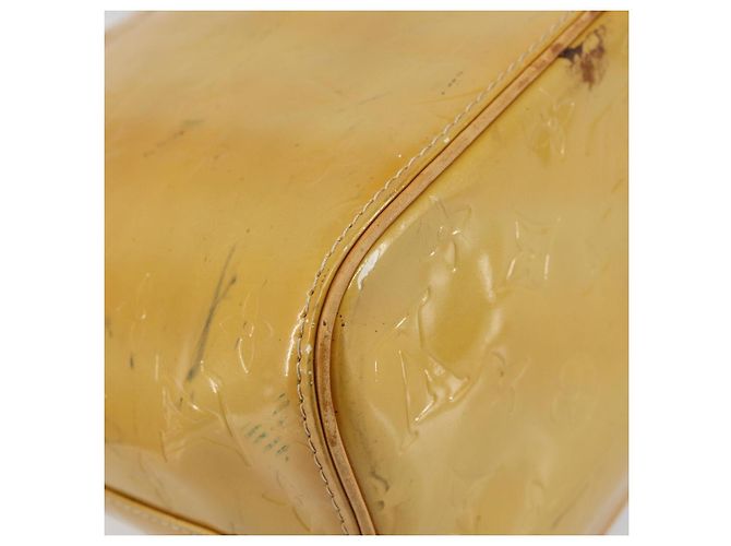 LOUIS VUITTON Borsa a Mano Houston Monogram Vernis Beige M91004 LV Auth 156696 - vista 18