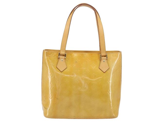 LOUIS VUITTON Borsa a Mano Houston Monogram Vernis Beige M91004 LV Auth 156696 - vista 2