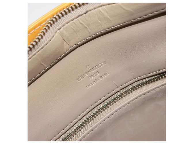 LOUIS VUITTON Borsa a Mano Houston Monogram Vernis Beige M91004 LV Auth 156696 - vista 21