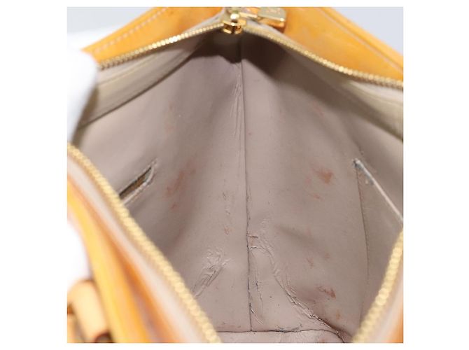 LOUIS VUITTON Borsa a Mano Houston Monogram Vernis Beige M91004 LV Auth 156696 - vista 22
