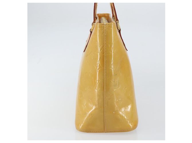 LOUIS VUITTON Borsa a Mano Houston Monogram Vernis Beige M91004 LV Auth 156696 - vista 3