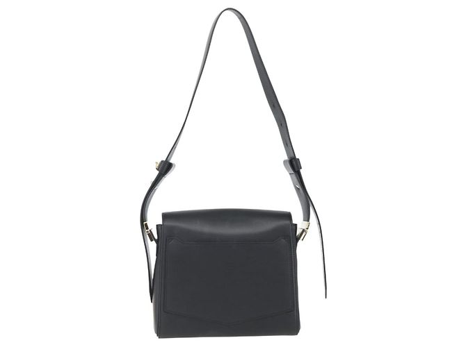 Bolsa de Ombro GIVENCHY em Couro Preto e Ouro Auth ka908V Dourado - vista 2