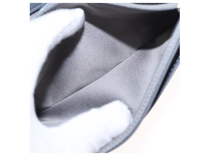 CHANEL Kamelie COCO Marken Kettenbörse Lackleder Grau Silber CC Auth 159748 Braun - Ansicht 24