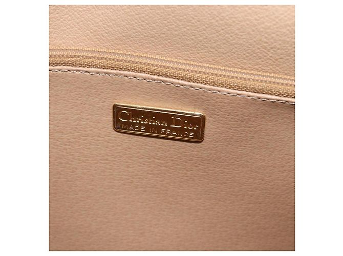 Borsa a spalla in tela Trotter Christian Dior PVC rosso oro Auth 159963 - vista 11