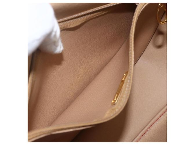 Borsa a spalla in tela Trotter Christian Dior PVC rosso oro Auth 159963 - vista 20
