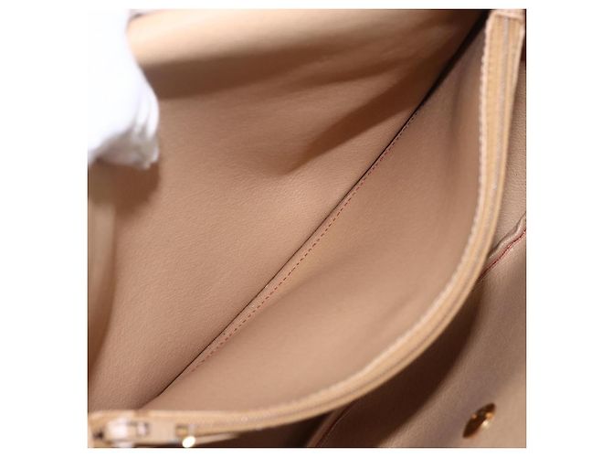 Borsa a spalla in tela Trotter Christian Dior PVC rosso oro Auth 159963 - vista 21