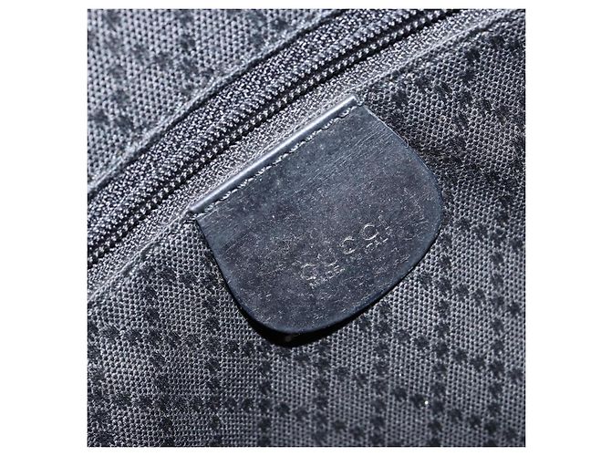 GUCCI Bamboo Tote Bag Nylon Black Silver 002 1364 0439 Auth ep12286 Silvery - view 17