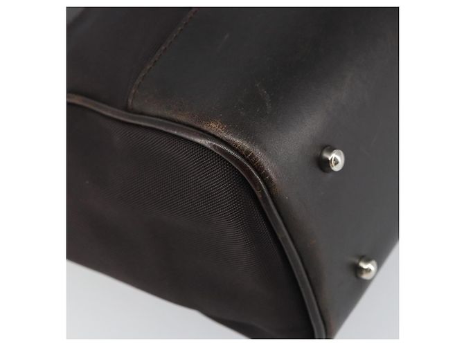Borsa Tote GUCCI in tela marrone argento 002 1705 0405 Auth 151538 - vista 14