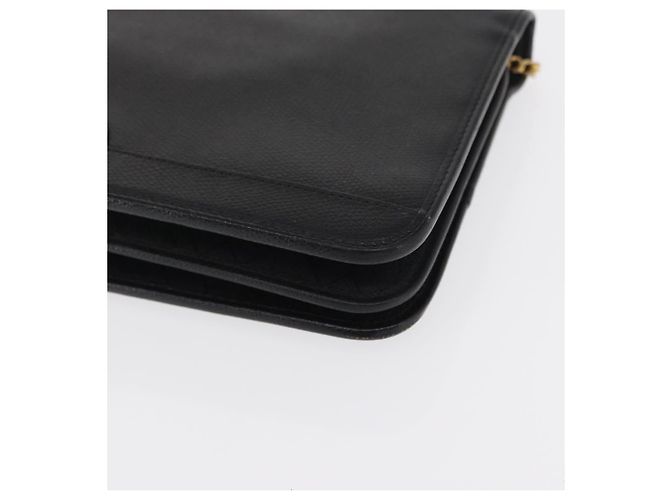 Borsa a spalla in pelle Christian Dior nera e oro Auth ka999 Nero D'oro - vista 11