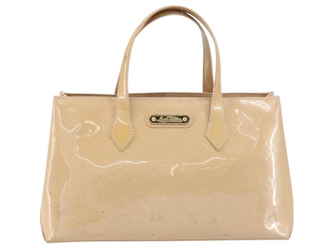 LOUIS VUITTON Bolsa de Mão Vernis Wilshire PM Rose Flow Lantern M91642 Auth ep12449 - vista 13
