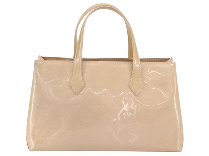 LOUIS VUITTON Bolsa de Mão Vernis Wilshire PM Rose Flow Lantern M91642 Auth ep12449 - vista 2