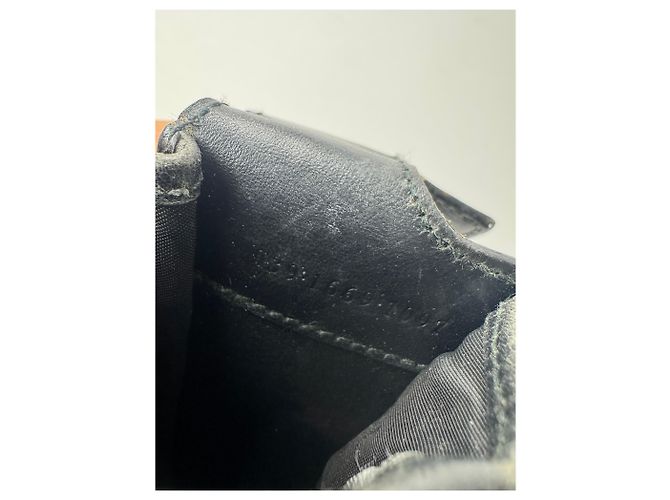 Vintage Gucci Leder Mini-Handtasche schwarz - Ansicht 4