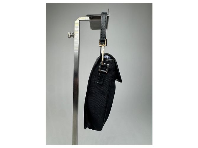 Vintage Gucci Leder Mini-Handtasche schwarz - Ansicht 6