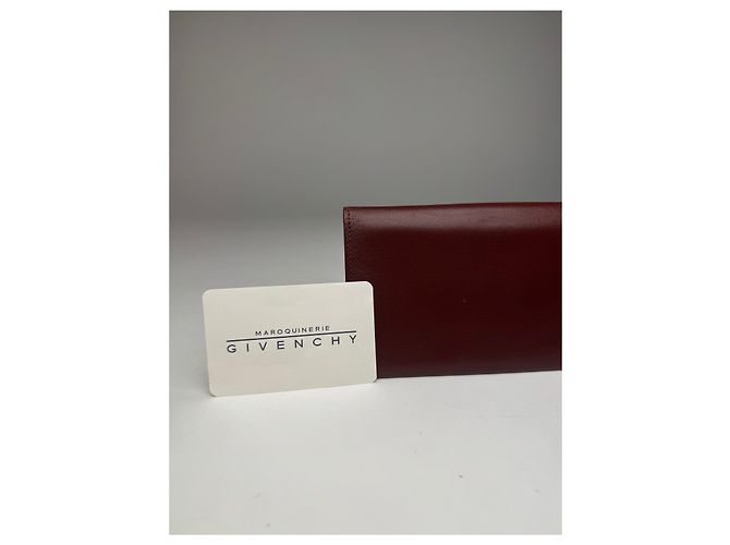 Vintage Givenchy Leather Card Holder ID Holder Brown - view 10