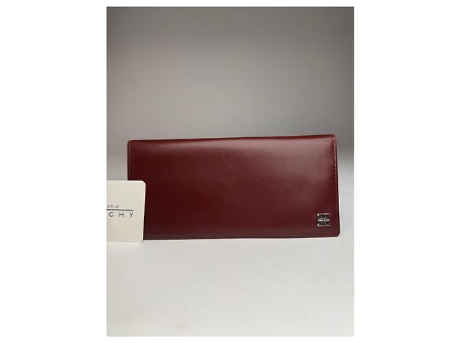 Vintage Givenchy Leather Card Holder ID Holder Brown - view 5