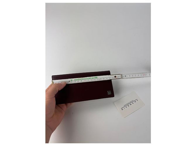 Vintage Givenchy Leather Card Holder ID Holder Brown - view 7