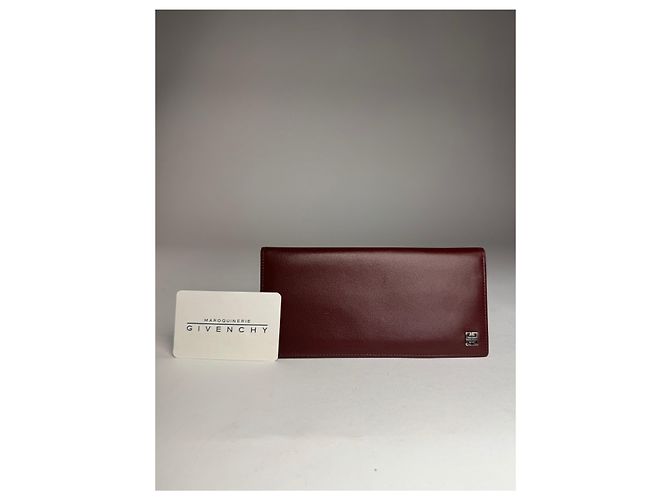 Vintage Givenchy Leather Card Holder ID Holder Brown - view 9