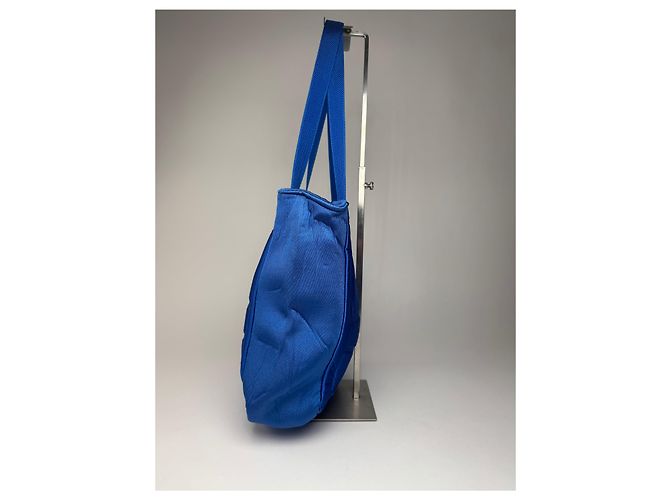 Vintage Jean Paul Gaultier Canvas-Polyester-Tasche Blau - Ansicht 6