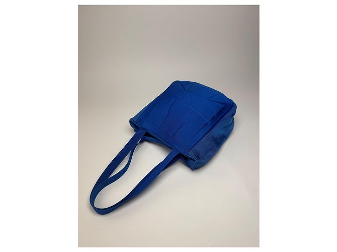 Vintage Jean Paul Gaultier Canvas-Polyester-Tasche Blau - Ansicht 9