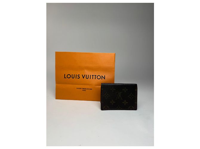 Vintage Louis Vuitton Flapable Card Holder Brown - view 2