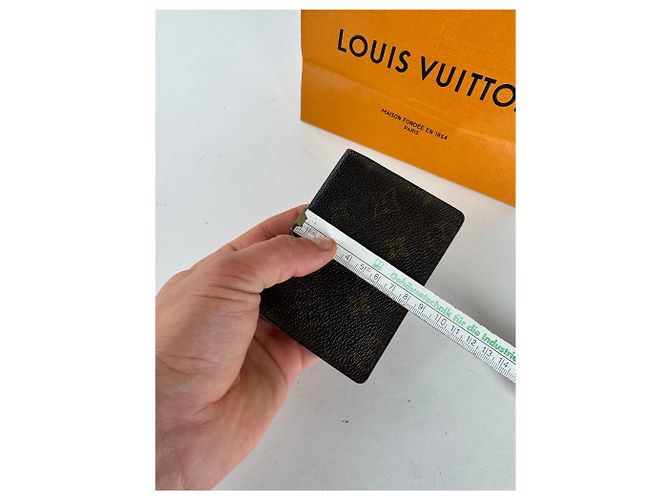 Vintage Louis Vuitton Flapable Card Holder Brown - view 7