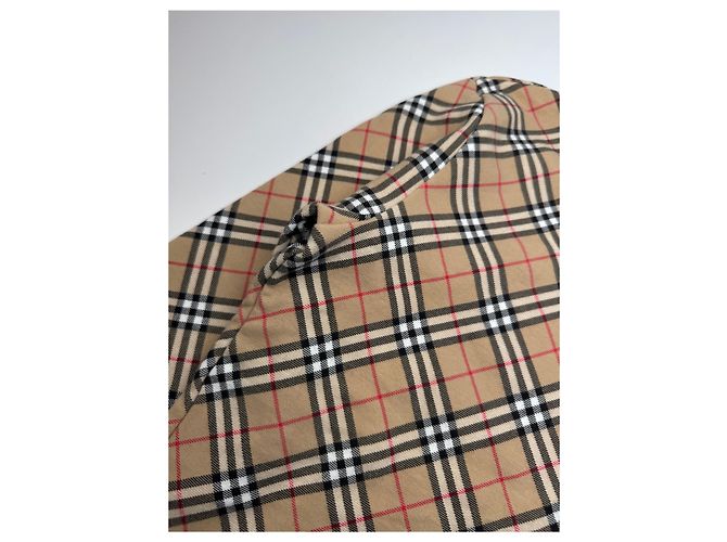 Vintage Burberry Novacheck Rundhals-Pullover M Beige - Ansicht 7