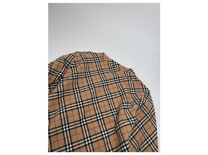 Vintage Burberry Novacheck Rundhals-Pullover M Beige - Ansicht 9